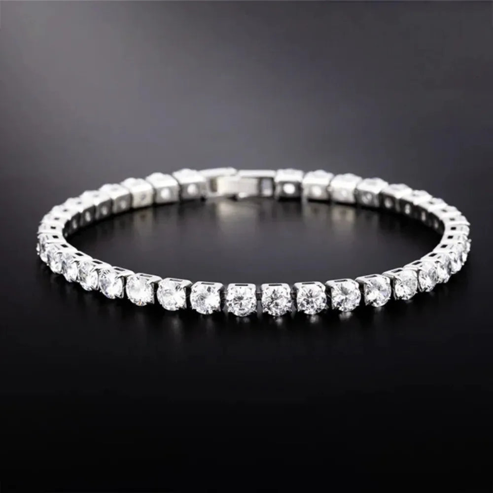 New Tennis Bracelet Iced Out Chain Bracelets For Women Men