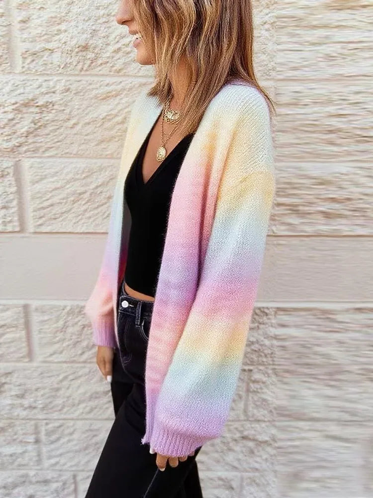 Women Knit Cardigan Sweater Coat