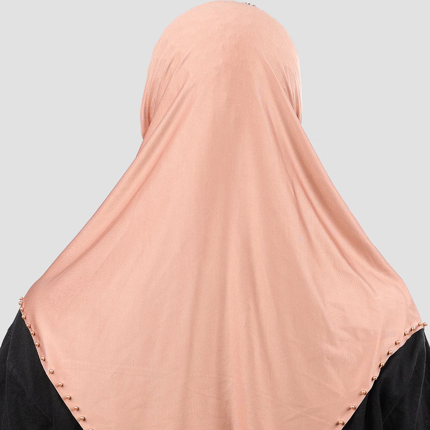 Ladies' beaded scarf, hooded elastic milk silk headband
