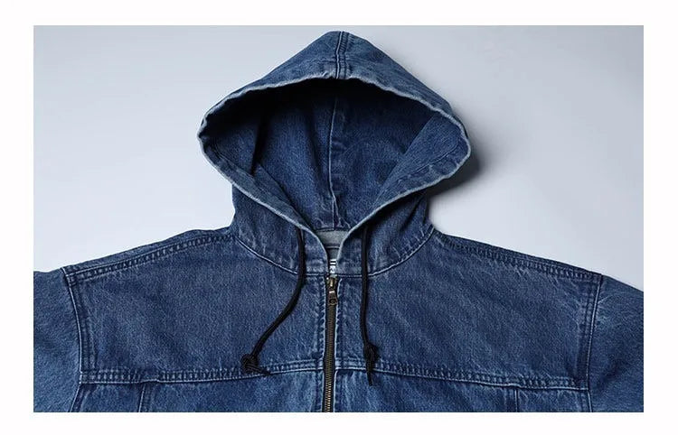 Vintage Washed and Distressed Denim Shirt Unisex