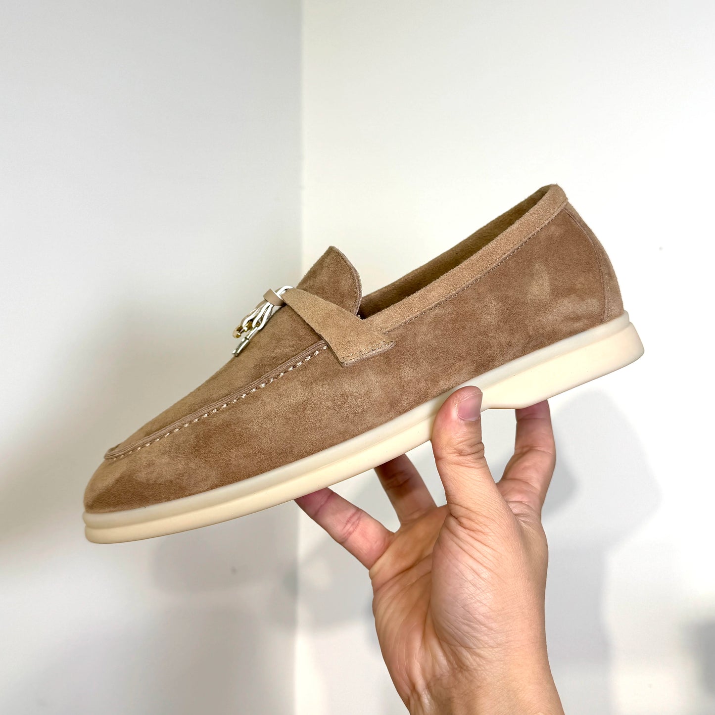 Suede Leather Loafers for Women
