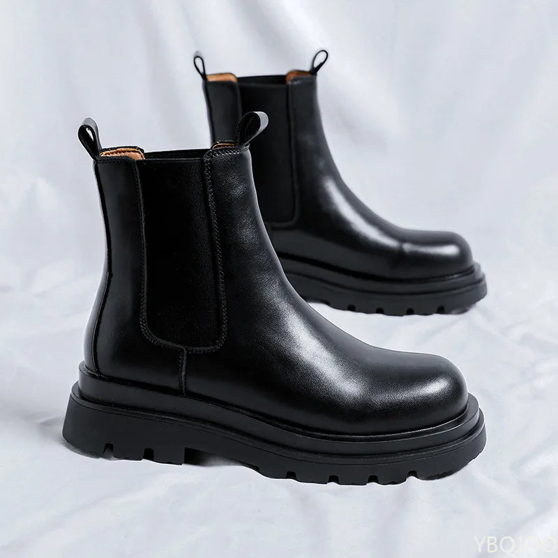 boots for men comfortable versatile thick sole
