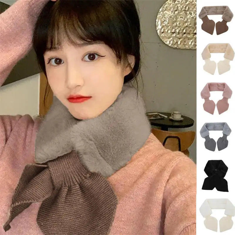 Female Cross Straps Shawl Soft Neck Scarf