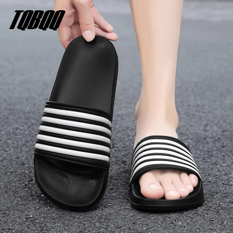 Men's Slides Sandals EVA Foam Comfortable Non-Slip Women's Massage Slippers