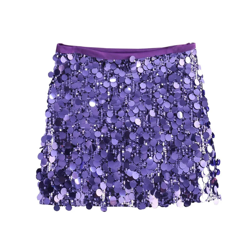 Sequin Skirt for Women  Bodycon High Waist Streetwear Night Out Party Club  Skirts