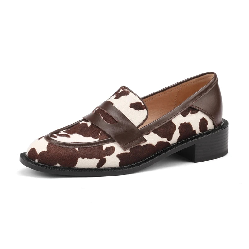 Women's Loafers  Leather Non-Slip  Boat Shoes