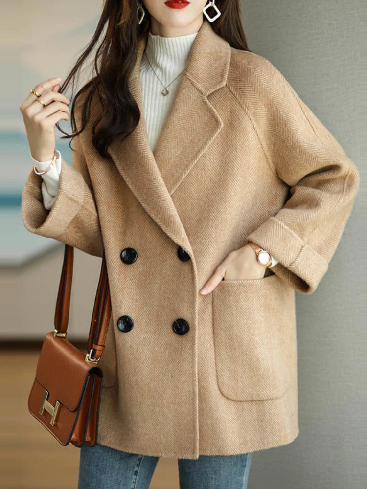 Long Sleeve Office Lady Trench Coat
