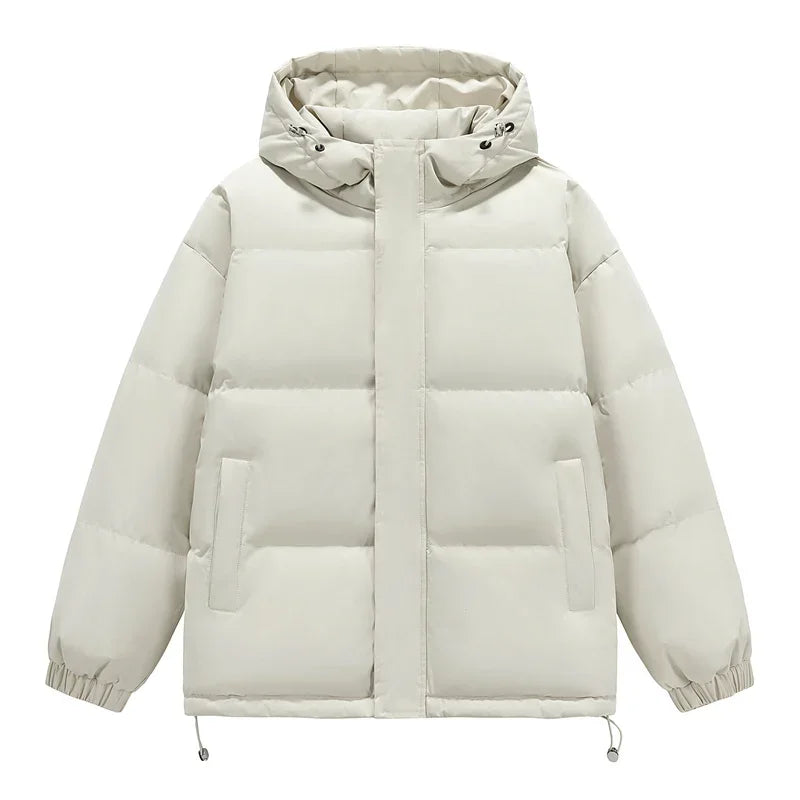 Men's Puffer Jacket  Hip Hop Hooded Coat