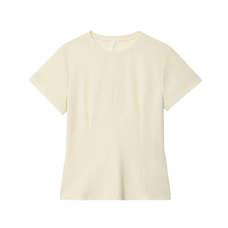 Fashion Fitness Tops for Women Short Sleeves