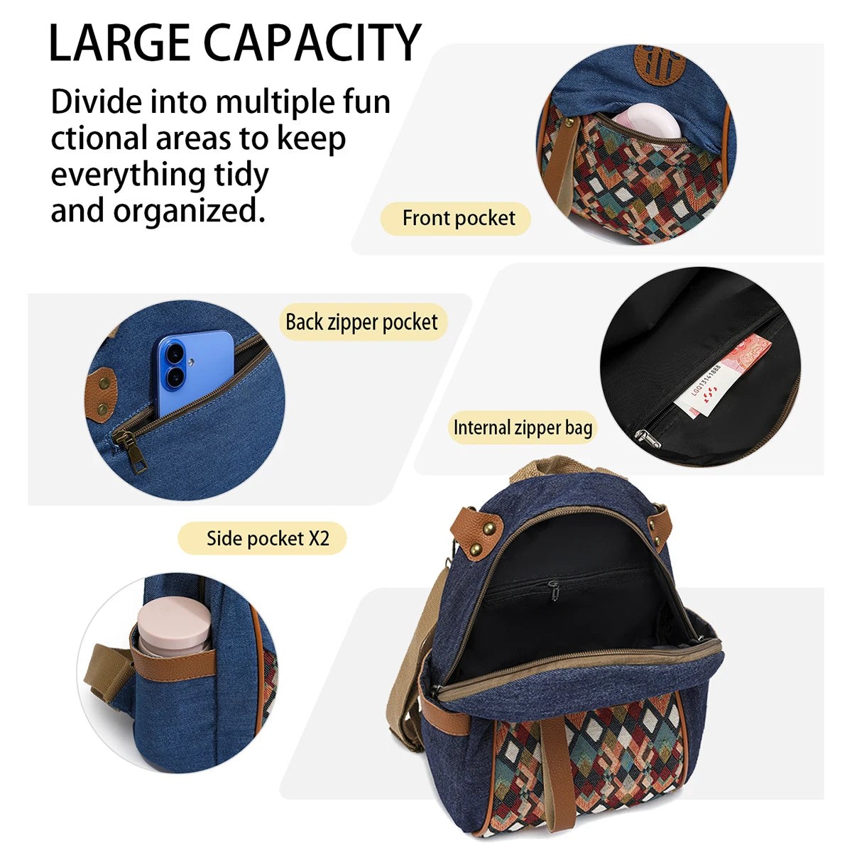 Women's Bags Crossbody  Single Shoulder Small Square Bag