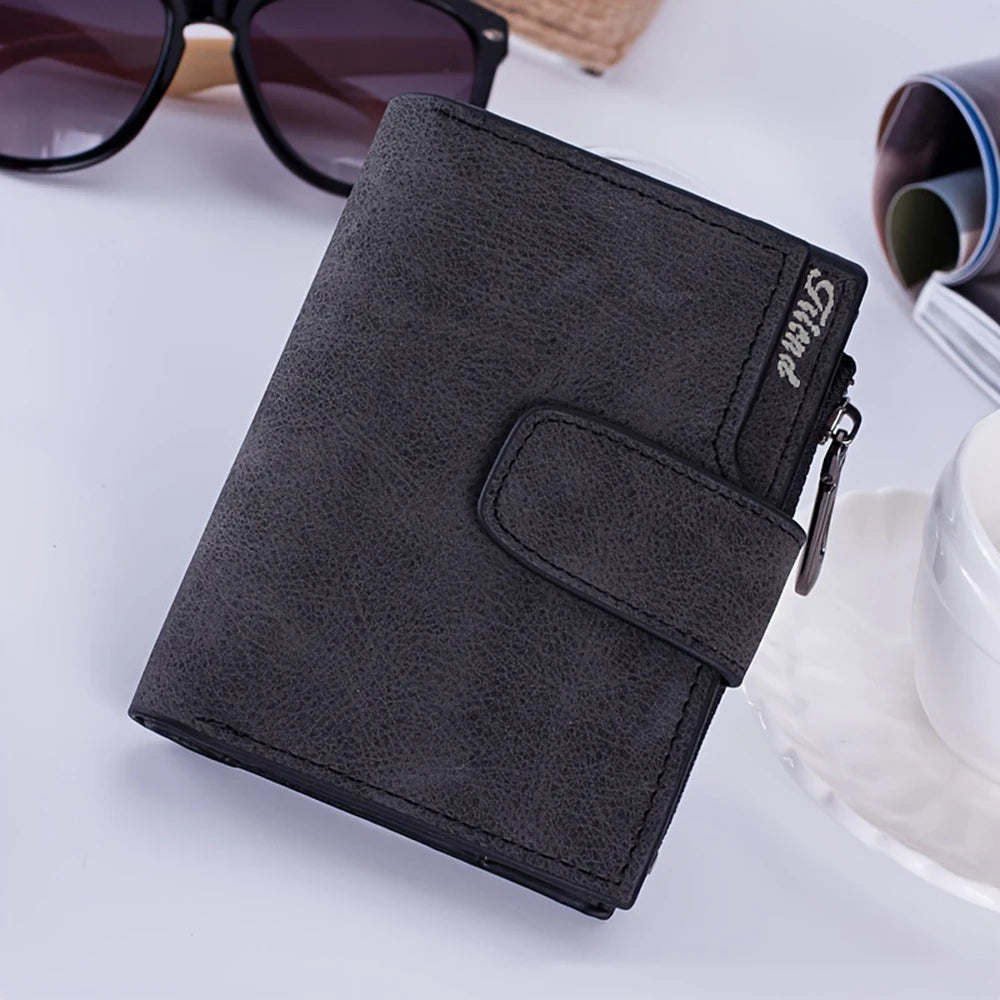 Women Short Wallets PU Leather Fashion Casual Female Purse