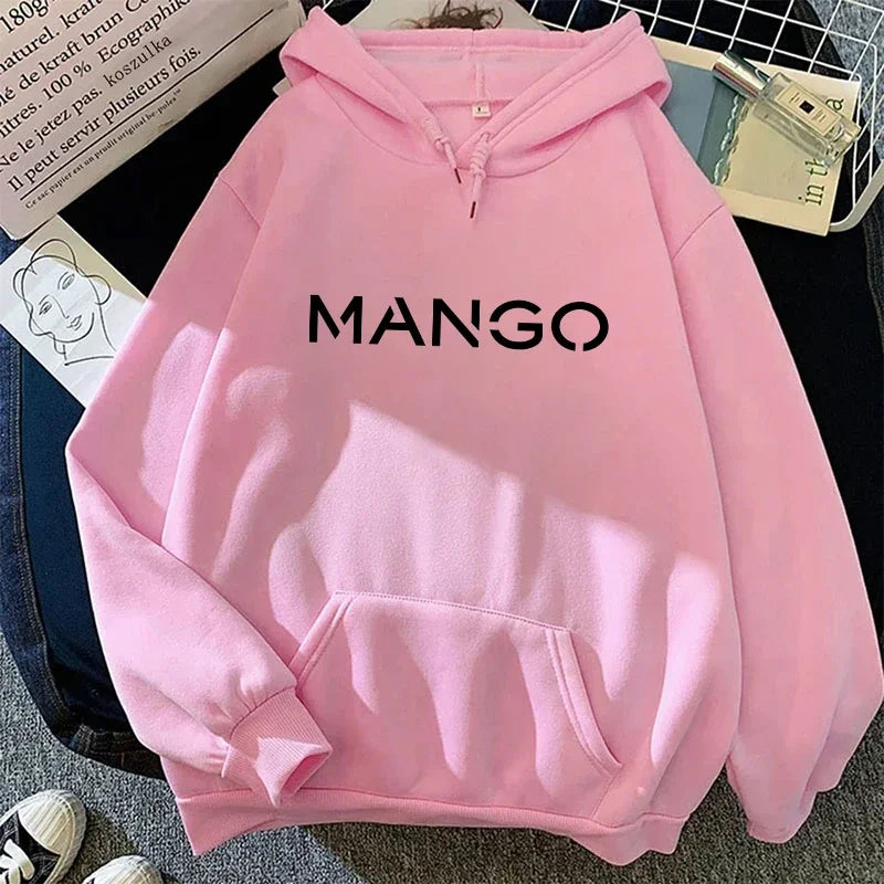 Woman Hooded Sweatshirt Urban Casual Fashion Long Sleeve Pullover