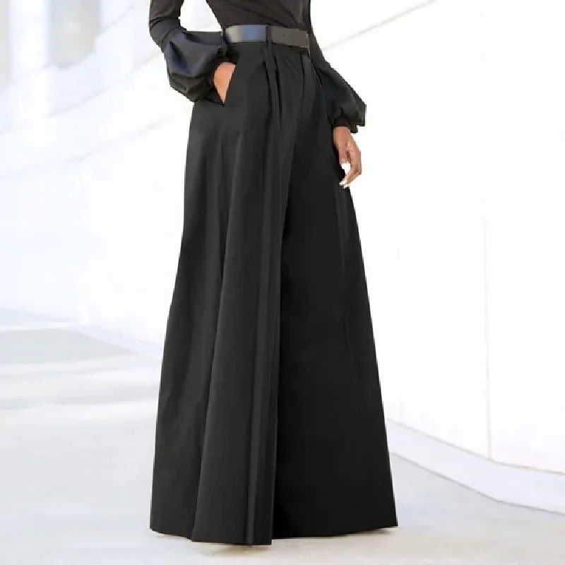 Wide Leg Pants For Women Pants  Linen Comfy Baggy Trousers With VêTements Femme