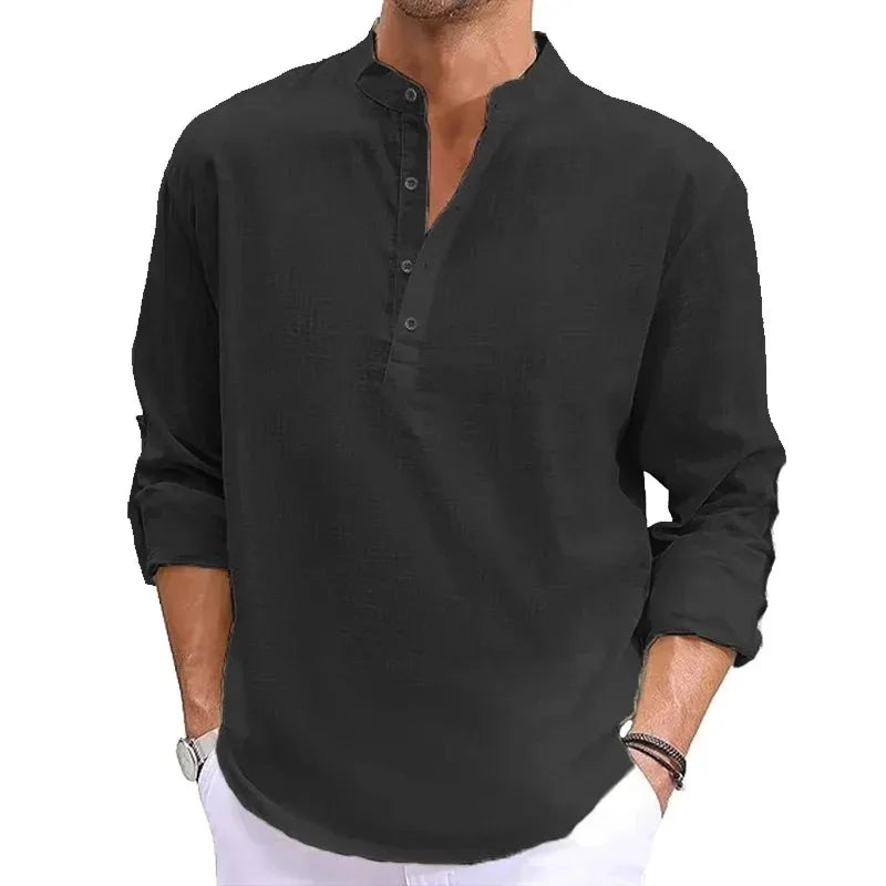 Luxury Cotton Shirts for Men Casual