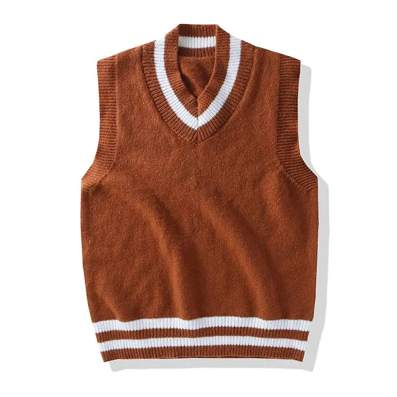 Men Knit Sweater Vest sweater