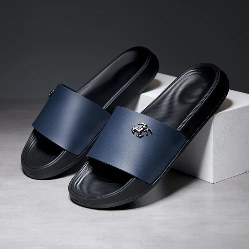 Men's Slide Sandals Soft Comfortable Non-Slip Slippers
