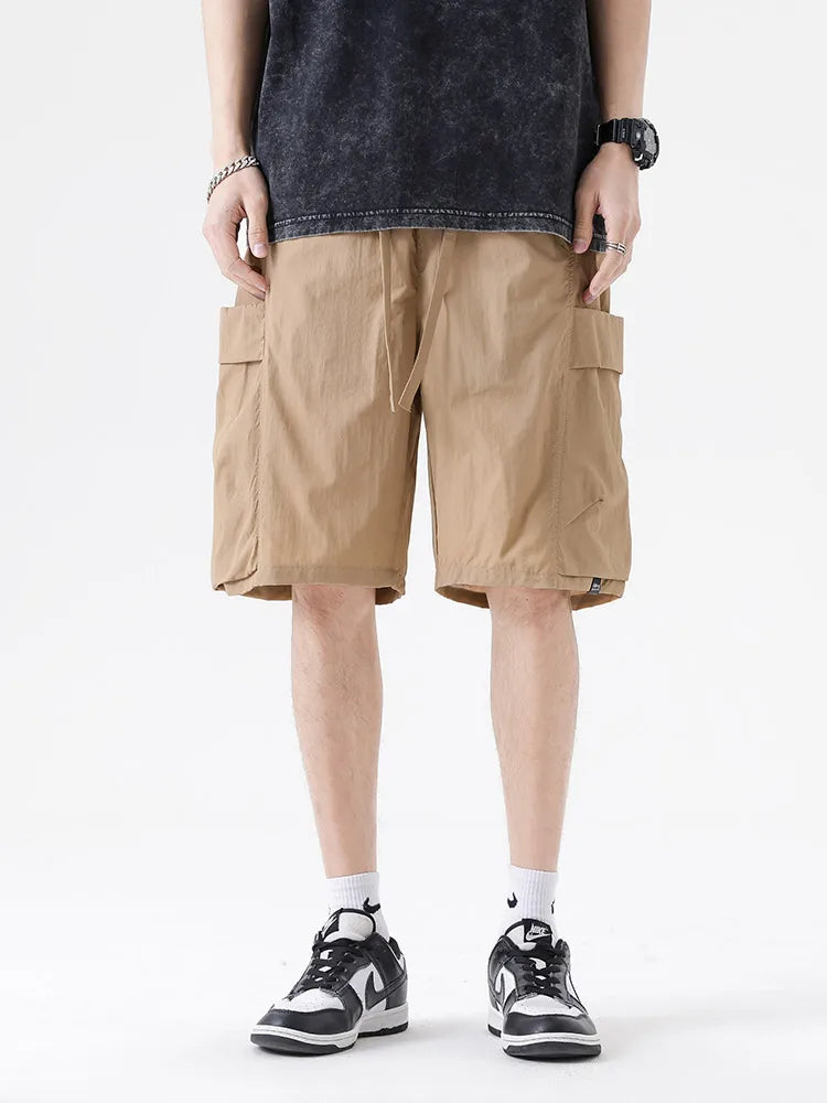 Men's shorts for summer with embroidered letters