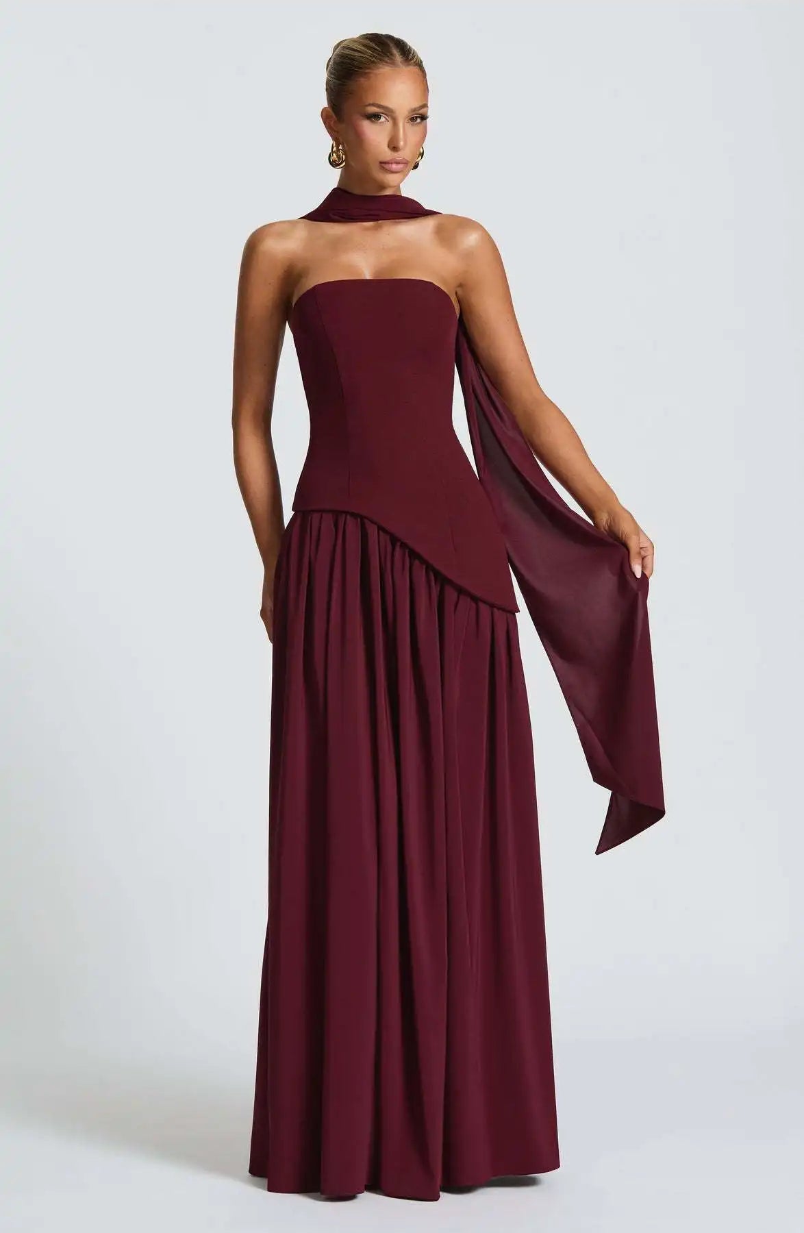 Sheath Solid Color Split Dress Sexy Backless High Split Skirt Women's Clothing