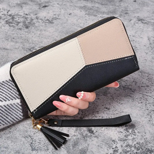 Fashion Zipper Wallets Long Purses Handbags Coin Purse