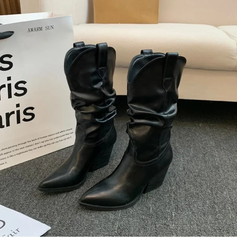 Coarse heeled Boots for Women