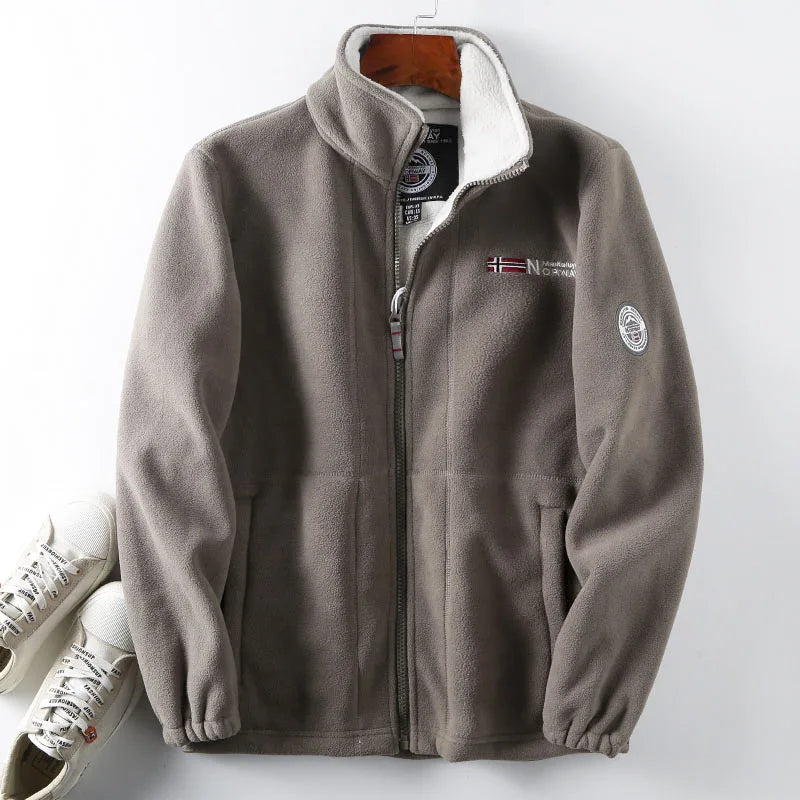 Men's Casual Jacket, Thickened Wool Jacket