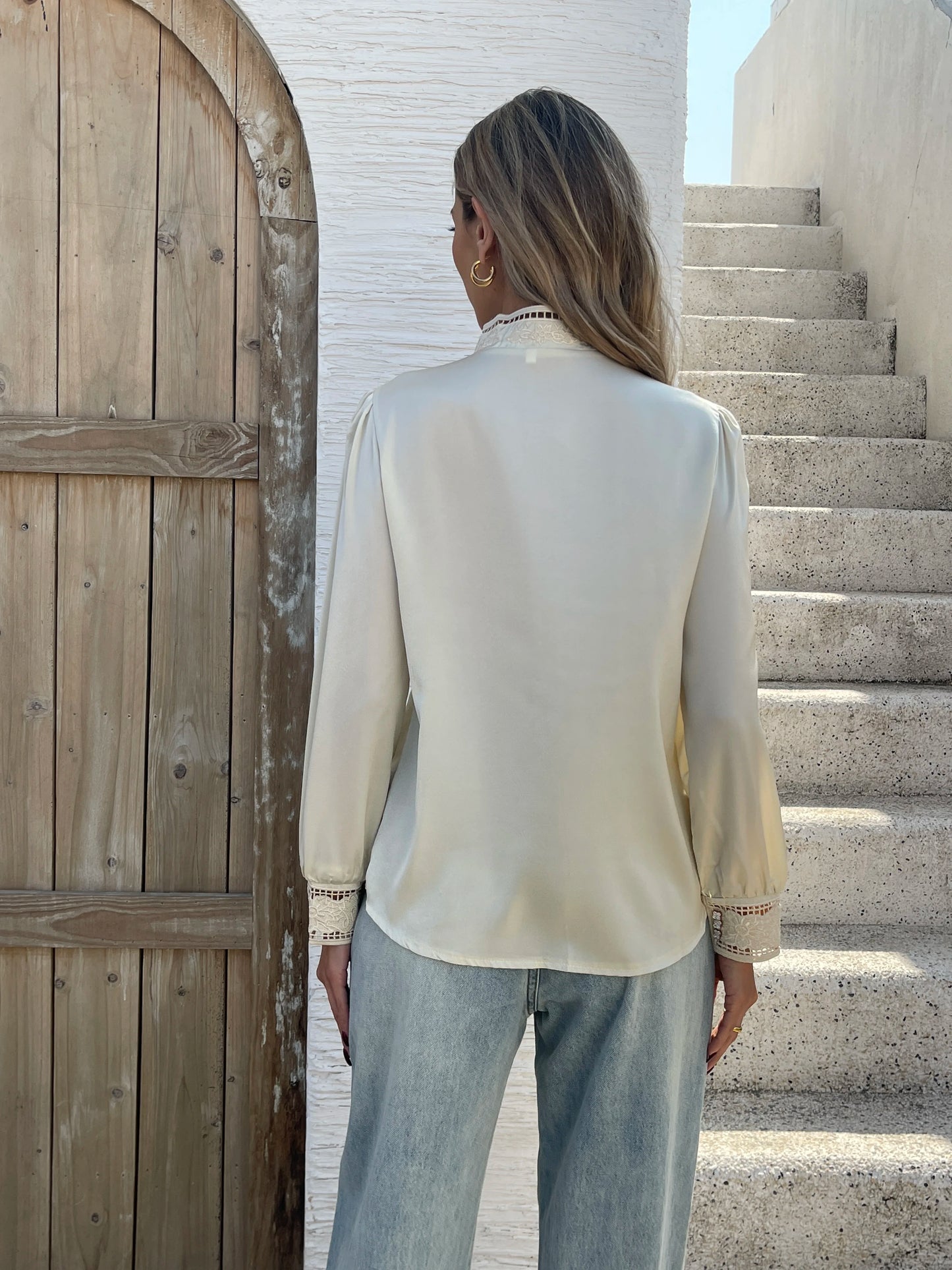 blouses for women  embroidery ladies shirts Button-Down Tops