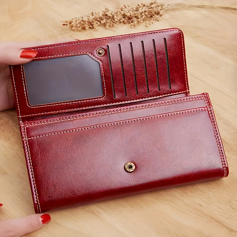 Vintage Women's Wallet - Ultra-thin Bifold Design