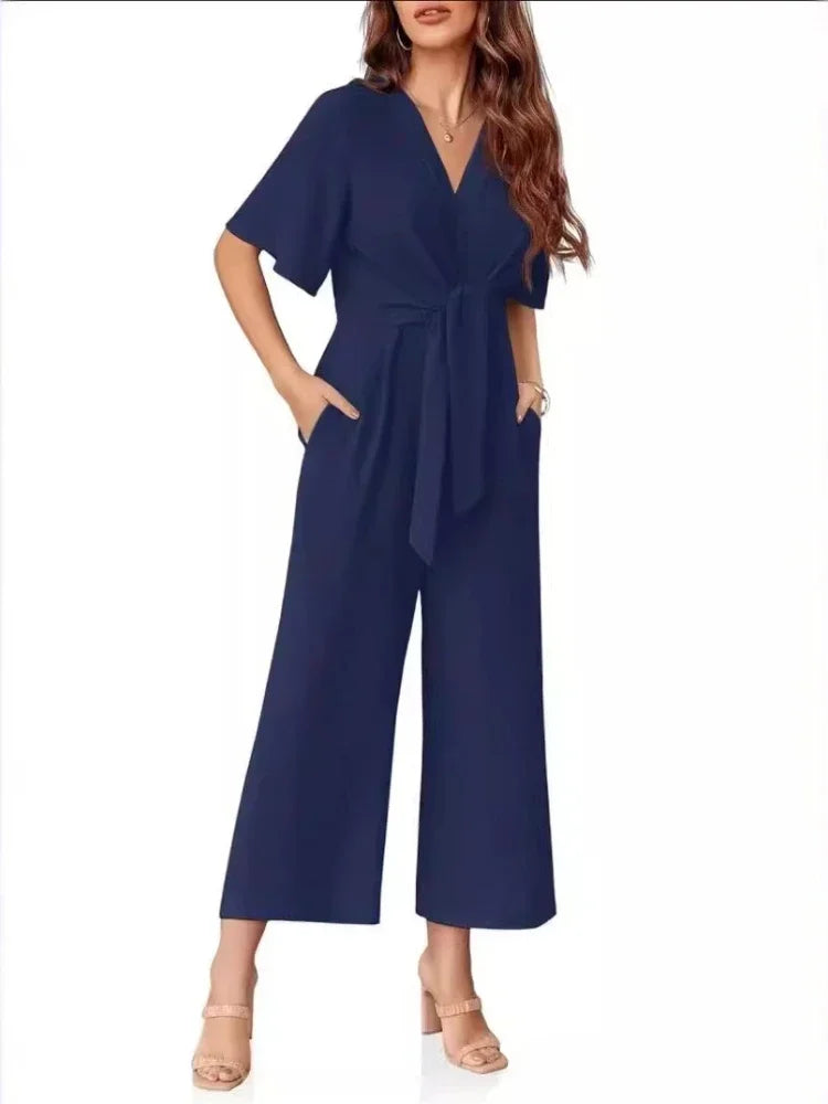 Women's Jumpsuit Casual Solid Color