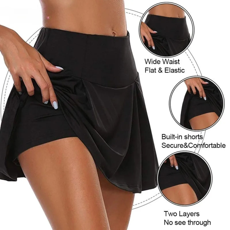 Casual  Shorts Skirt for Running