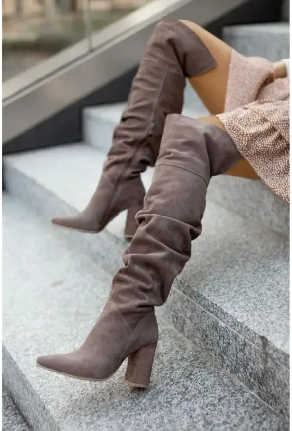 Women's Boots  Pointe Shoes Luxury Designer Sexy Thigh High Heels