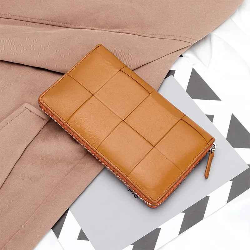2024 New Fashion Genuine Leather Women Long Wallets