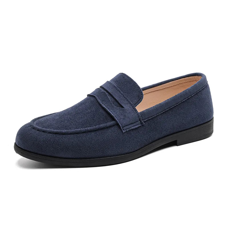 Men's Suede Slip-On Loafers