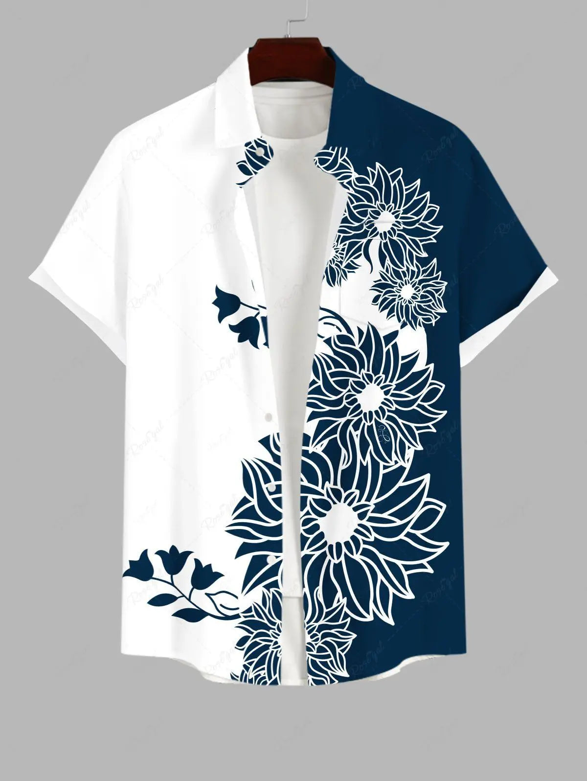 Summer Plus Size Men's Shirt 3D Prints