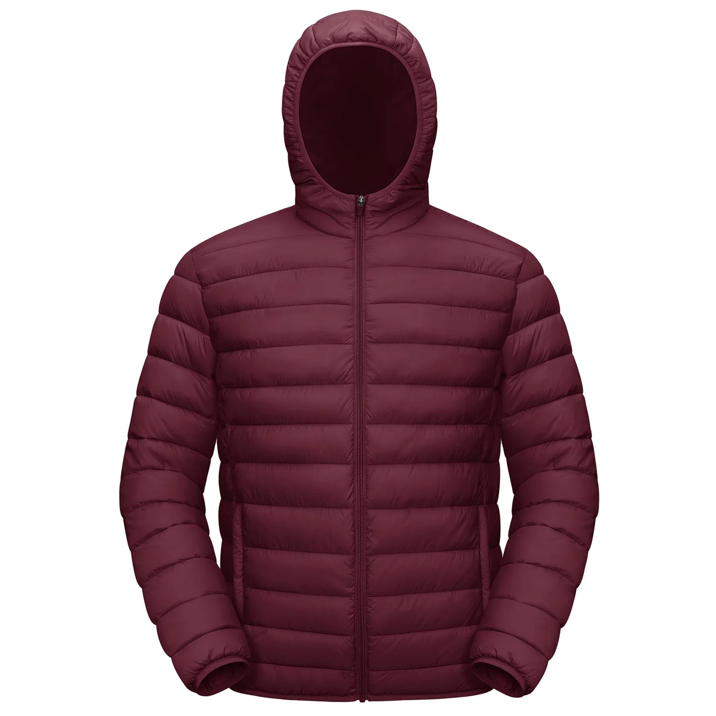 TACVASEN Lightweight Puffer Jackets Mens Water-Repellent Hooded Quilted Jacket