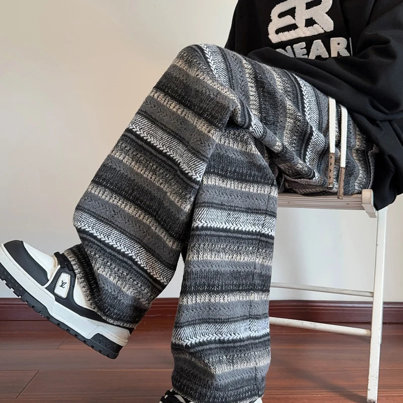 Wide Leg Pants Men Women  Casual Straight Pants
