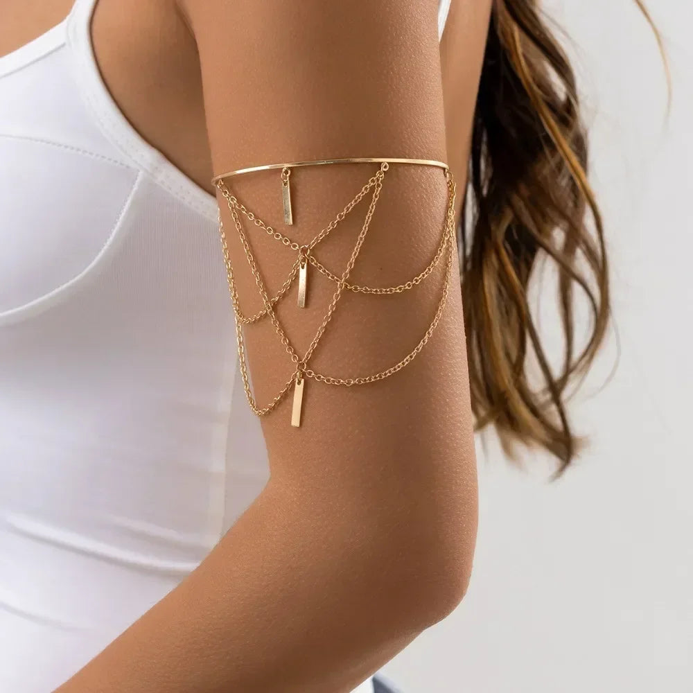Open Upper Arm Bracelet Women's Jewelry