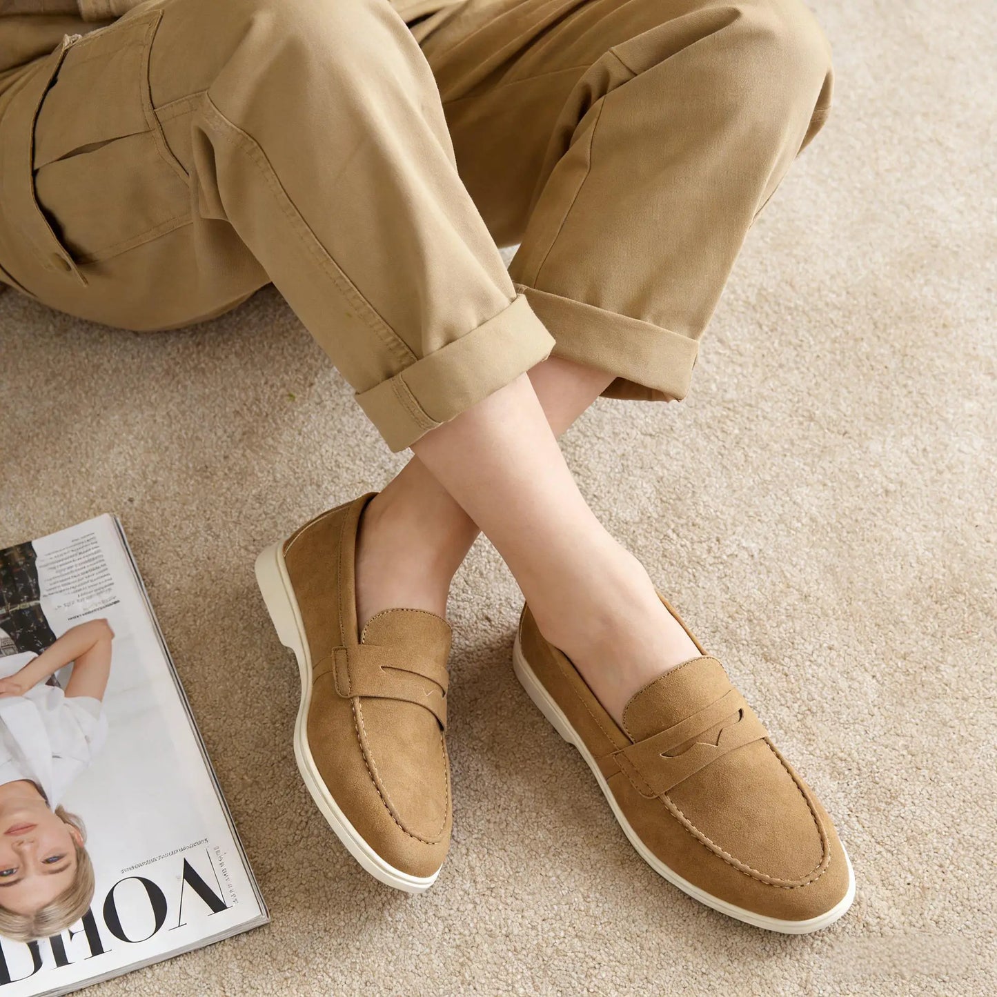 Men Loafers Breathable Fashion Summer Comfortable  Shoes