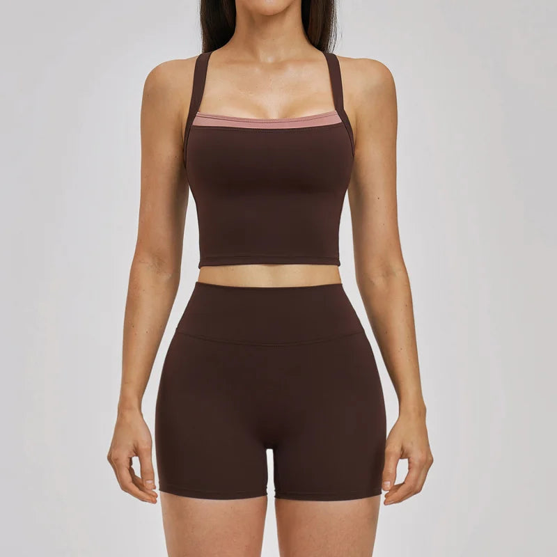 Yoga Tracksuit 2 Pieces Workout Sets