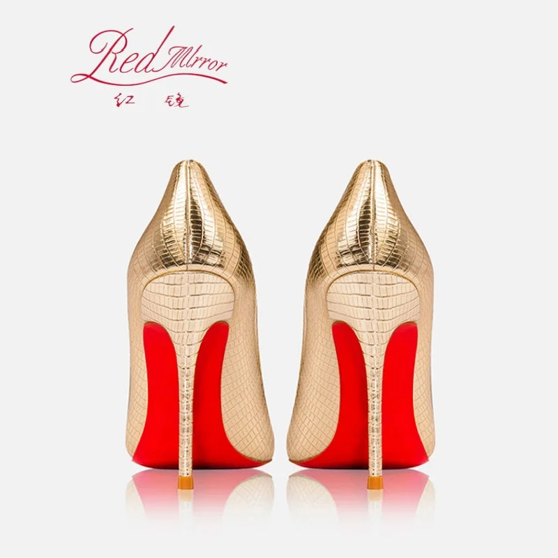 Elegant heels for ladiesLuxury Red Bottom Pointed Toe High Heels