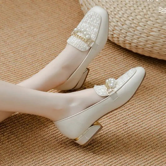 Women's Gentle Style Classic Loafers, Soft Leather Casual Moccasins