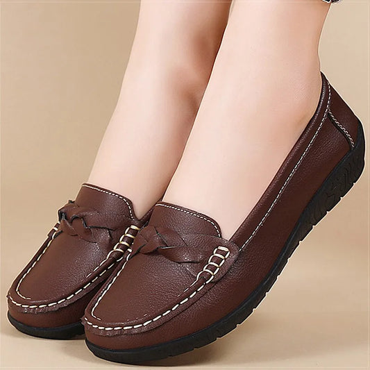 Women's Loafers Loafers Genuine Leather Shoes