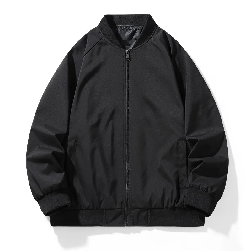 Men's Baseball Casual Stand Collar jacket