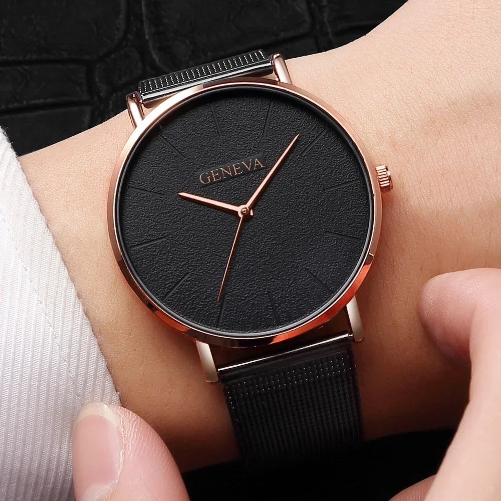 Women's Watch Vintage Classic Fashion Dial Casual Steel Strip