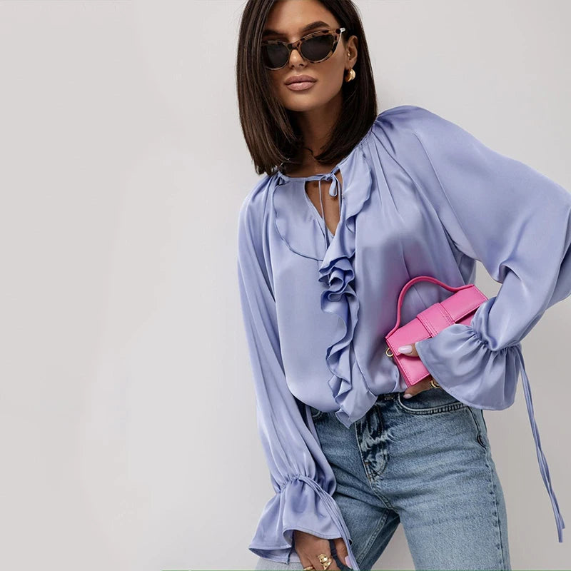 Spring Summer Fashion Loose Blouses for Women