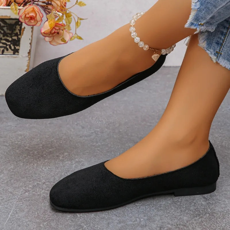 Women's Flat Casual Round-Toe Moccasins & Ballet Flats