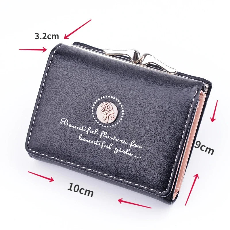 Small Women Wallet Short Women's Wallet