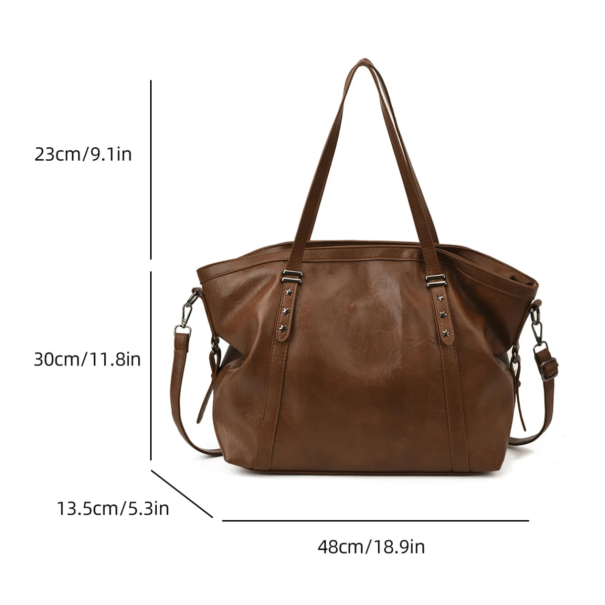 Women's Bag Large Capacity Shoulder Bags High Quality PU Leather Handbags and Purse