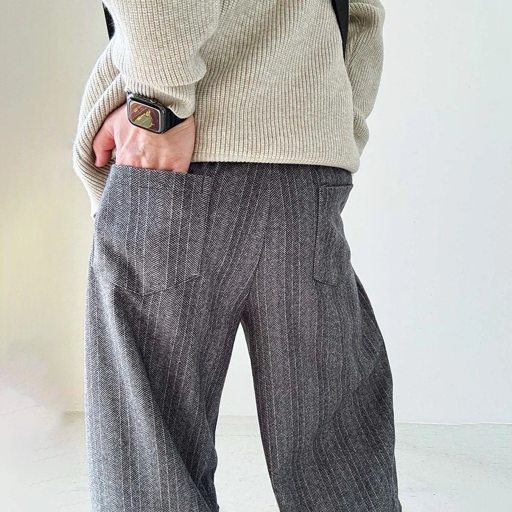Mens  Casual Acrylic Pants