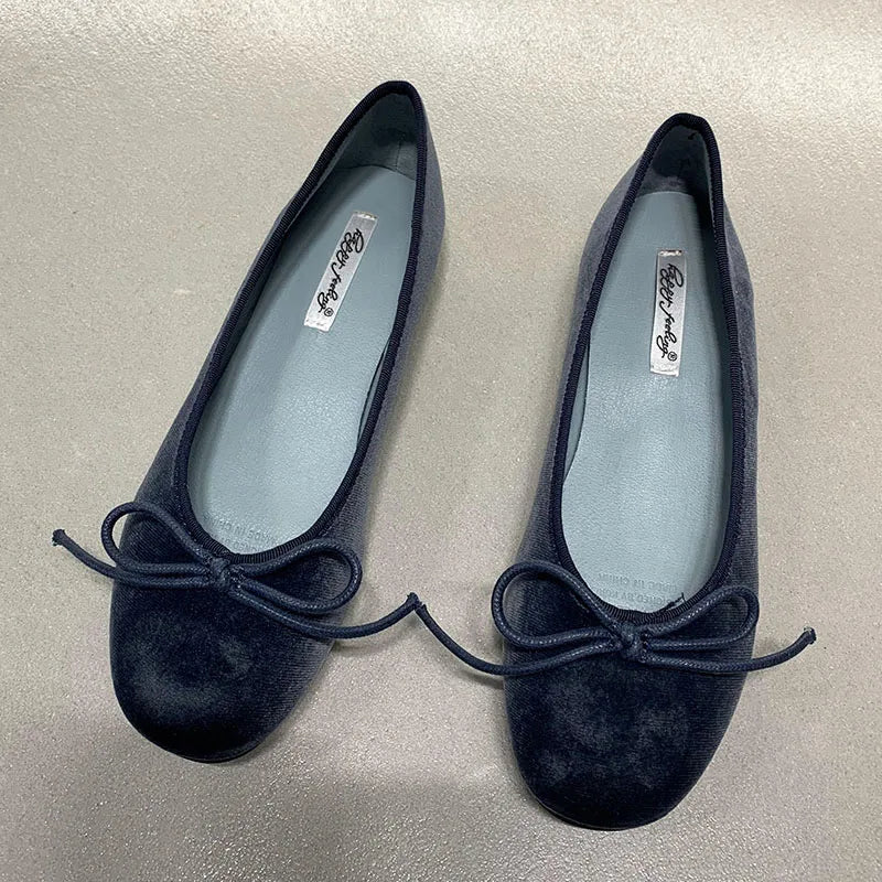 Fashion Silk Women Ballet Flats Shoes
