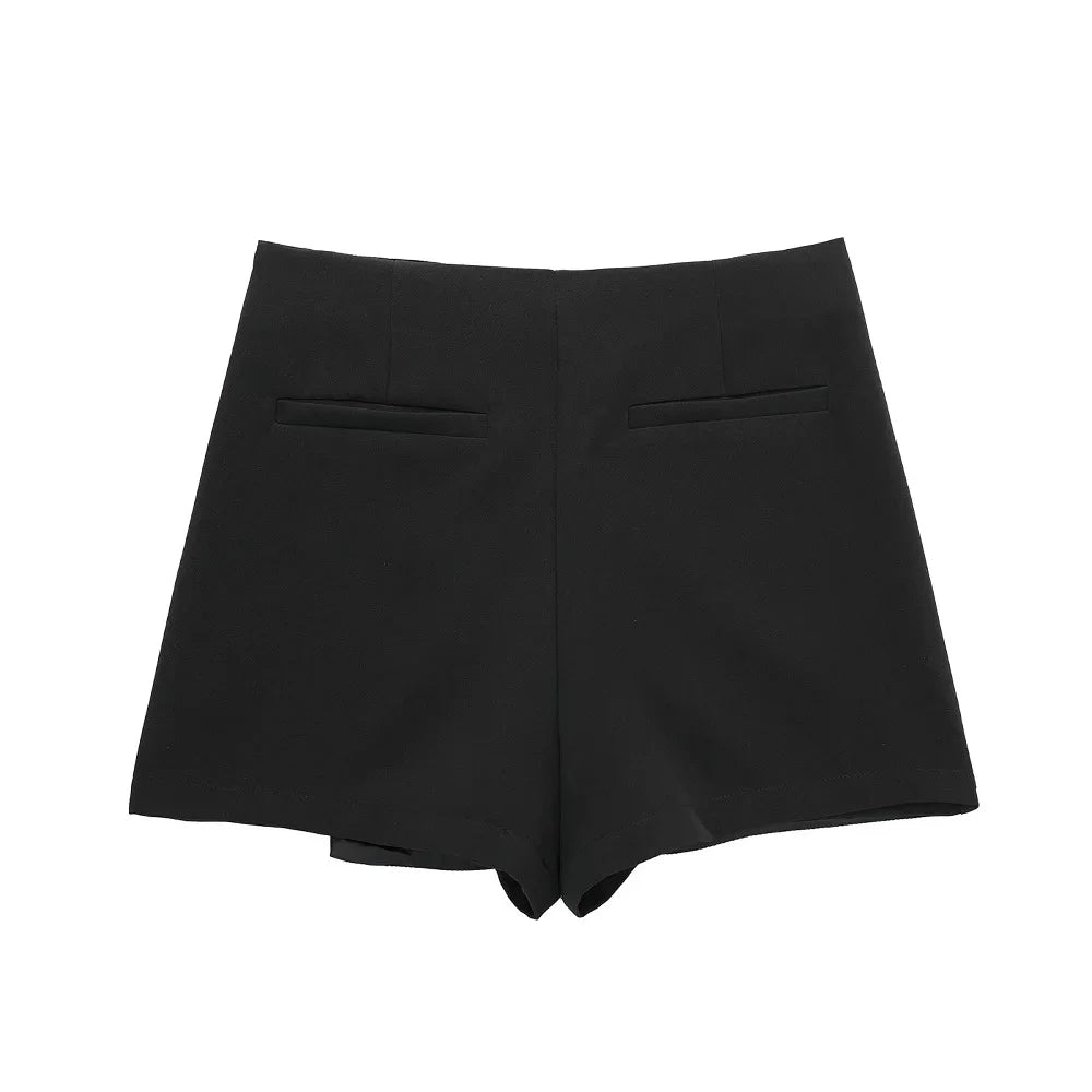 Asymmetric High waist Shorts Skirts for Women
